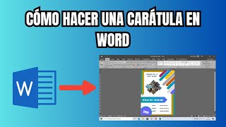 Cómo hacer una carátula en Word [upl. by Alyda]