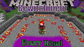 Minecraft Bewitchment Every Ritual 1165 [upl. by Dalpe]