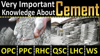 Types Of Cement their Uses  Properties of Cement  OPC  PPC  By CivilGuruji [upl. by Sajet]