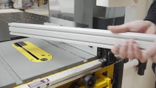 Extend your TableSaw Fence for Straighter Cuts  8020 [upl. by Bouzoun]