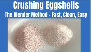 Crushing Eggshells in a Blender [upl. by Anirdnajela]