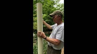 Bird Feeder Baffle Thwarts Raccoons and Squirrels [upl. by Larimore]