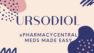 Ursodiol  Meds Made Easy MME [upl. by Bourgeois]