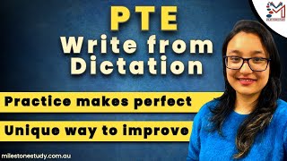 Write from dictation tips and tricks  Practice  Best PTE [upl. by Ineslta]