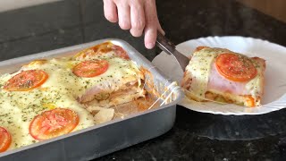 LANCHÃO DE FORNO SUPER PRÁTICO E DELICIOSO [upl. by Ellehcal]