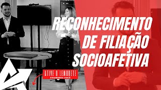 DIREITO DE FAMÍLIA Reconhecimento de filiação socioafetiva [upl. by Nnylhtak378]