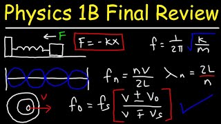 Physics 1B Final Exam Review  Pressure in Fluids [upl. by Allicsirp]