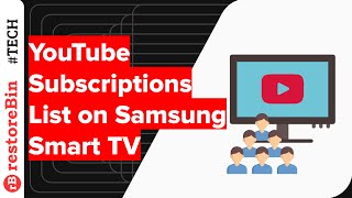 Access YouTube Subscriptions on Samsung Smart TV [upl. by Britte]