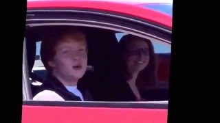 Ginger Kid Sings Unwritten In Car [upl. by Nirihs]