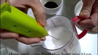 How To Make Latte Art with Mini Milk Frother [upl. by Conlin]