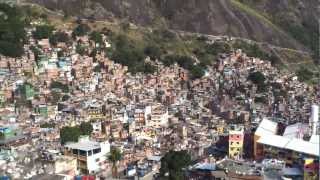 Favela da Rocinha the largest slum in Brazil Rio de Janeiro [upl. by Roxanna]