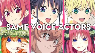 Kanojo mo Kanojo All Characters Japanese Dub Voice Actors Seiyuu Same Anime Characters [upl. by Horton902]