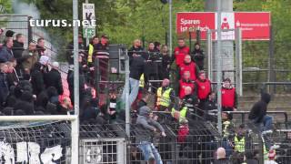 SV Babelsberg 03 vs FC Energie Cottbus Pyro und Platzsturm [upl. by Ettesoj415]