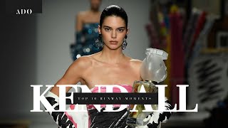 Kendall Jenner  Top 10 Runway Moments [upl. by Stonwin]