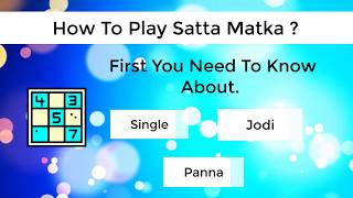 How to Play Online Satta Matka for Beginners and Biting Tips  Step by Step Complete Guide [upl. by Oinotnas]