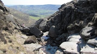 Kinder ScoutPeak District Country Walk EdaleKinder ScoutJacobs Ladder round [upl. by Baskett]