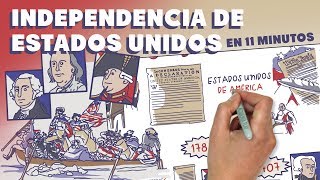 La Independencia de Estados Unidos en 11 minutos [upl. by Engracia]