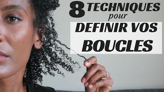 8 TECHNIQUES POUR DÉFINIR VOS BOUCLES  Olivia Rose [upl. by Eibur]