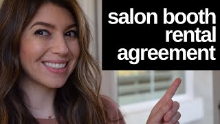 What to Include in a Hair Salon Booth Rental Contract  Essential Terms for a Clear Agreement [upl. by Juan]