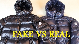 How To Spot a Fake Moncler Jacket REAL VS FAKE  Authentic vs Replica Moncler Maya Jacket [upl. by Dnalon]