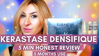 KERASTASE DENSIFIQUE SERUM review  How to use it at home  FULL TUTORIAL [upl. by Ainwat937]