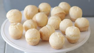 How to Make Brazilian Cheese Bread  Easy Pão de Queijo Recipe [upl. by Artenra]