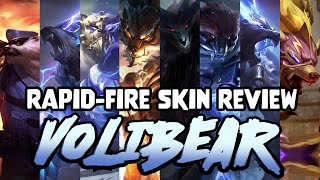 RapidFire Skin Review Every Volibear Skin [upl. by Ajiam293]