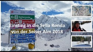 Einstieg in die Sella Ronda von der Seiser Alm aus  So hast Du den Durchblick [upl. by Yffat728]