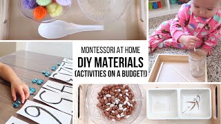 MONTESSORI AT HOME DIY Montessori Materials on a Budget [upl. by Fagan386]