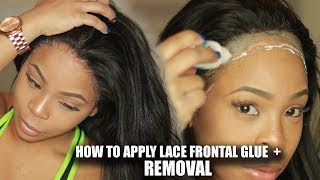 INDUSTRY SECRETS HOW TO  Apply your Lace Wig Safely with GLUE  REMOVAL  CHINALACEWIG [upl. by Diskson]