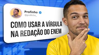 Como usar a vírgula na redação 5 regras simples [upl. by Varini]