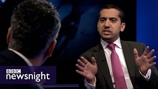 Maajid Nawaz Mehdi Hassan and Mo Ansar lock horns on BBC Newsnight [upl. by Pengelly]