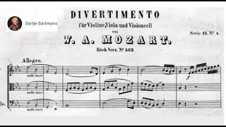 Mozart  Divertimento for String Trio K 563 1788 [upl. by Acile]