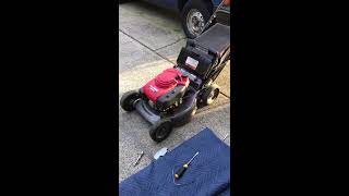 Increase rpm on Honda Commercial lawnmower [upl. by Giarg]