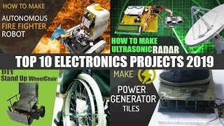 Top 10 Latest DIY Electronics Projects For Students [upl. by Roman]