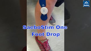 SaeboStim ONE Electrical Stimulation for foot drop [upl. by Oeniri]