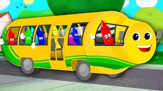 Wheels On The Bus  Nursery Rhymes  Kids Song  Children Rhymes [upl. by Flodur]