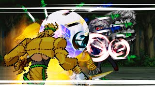 DIO VS Sakuya Izayoi  Sprite Animation [upl. by Ytissac]