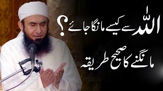 ALLAH Se Kaise Dua Mange  Maulana Tariq Jameel Latest Bayan [upl. by Lexy]