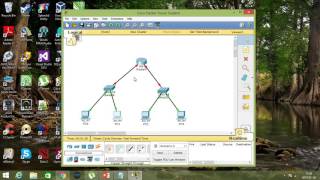 Cisco Packet Tracer  Simple Network 1 Router 2 Switch amp 4 PC [upl. by Enelra]