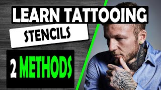 how to make a ✅ TATTOO STENCIL for beginners ✅ [upl. by Enialehs]