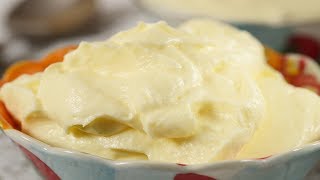 Creme Fraiche Recipe Demonstration  Joyofbakingcom [upl. by Dayir]