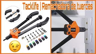 CÓMO UTILIZAR UNA REMACHADORA DE TUERCAS TACKLIFE [upl. by Eatnod]