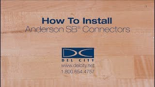 How To Install Anderson Connectors [upl. by Annayrb]