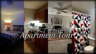 Fully Furnished Apartment Tour 🏠🥹 [upl. by Terrie]