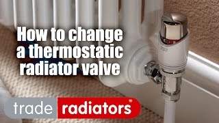 How To Change a Thermostatic Radiator Valve [upl. by Happy742]