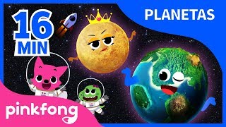 Las Mejores Canciones de Planetas  Recopilación  Planetas  Pinkfong Canciones Infantiles [upl. by Zelle]