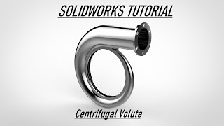 Solidworks tutorial  Design Volute Casing [upl. by Lyrad768]