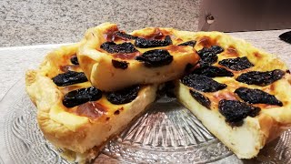 Recette Flan pâtissier aux pruneaux [upl. by Helsa403]