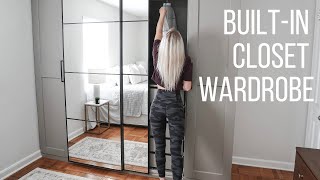 BuiltIn Closet Wardrobe  HomeWithStefani [upl. by Sibyls]